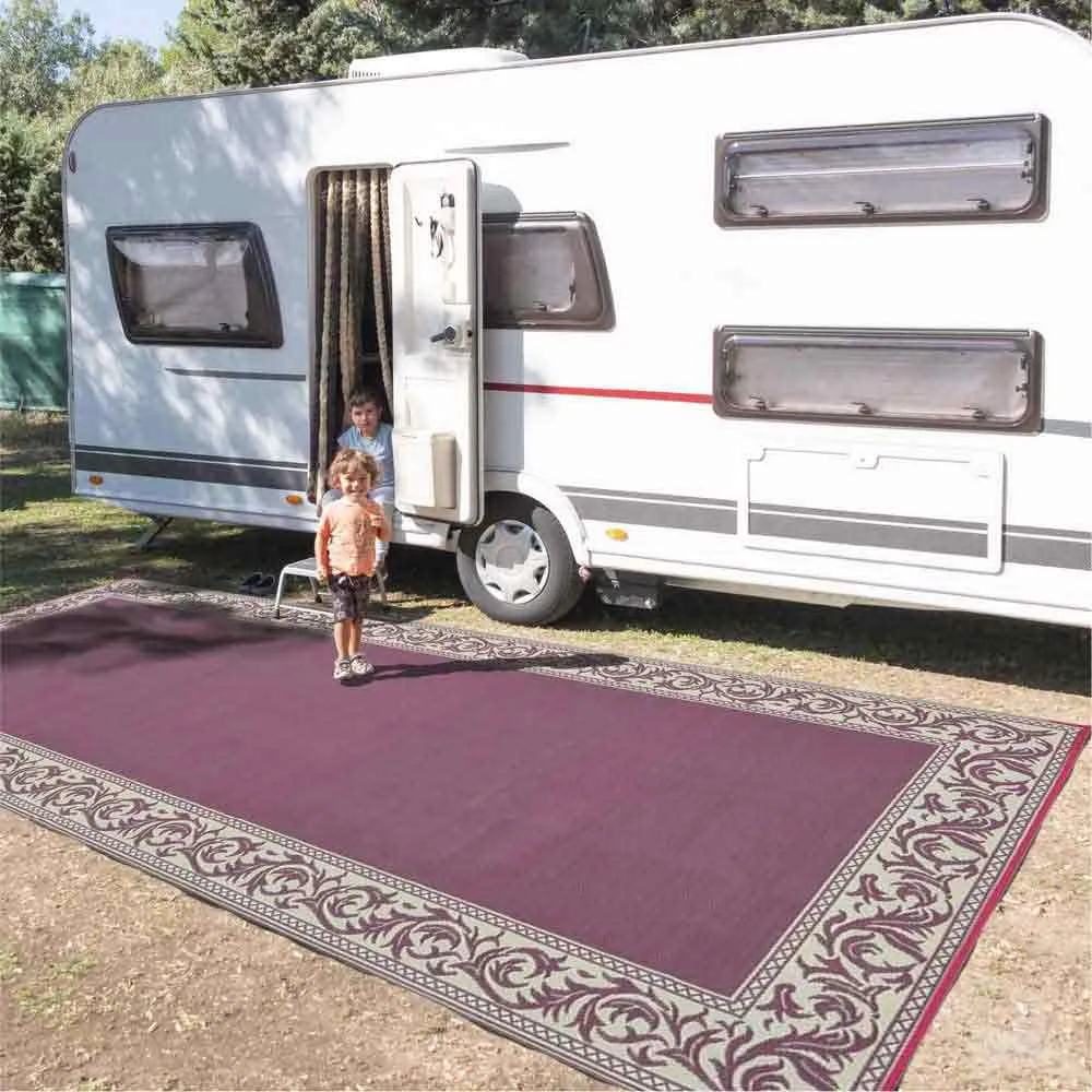 Stylish Camping Rc5 Matte, Burgundy / beige, 2.43 x 6m Stylish Camping Rc5 Matte, Burgundy / beige, 2.43 x 6m