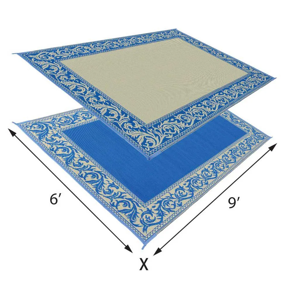 Stylish Camping Rd3 Matte, Blue / beige, 1.82 x 2.74m