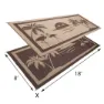 Stylish Camping Tropical Oasis Matte, Brown / beige, 2.43 x 5.48m