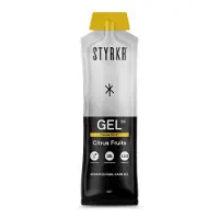 Styrkr Gel50 Dual-carb Boks Med Energigeler Sitrus 50g 12 Enheter