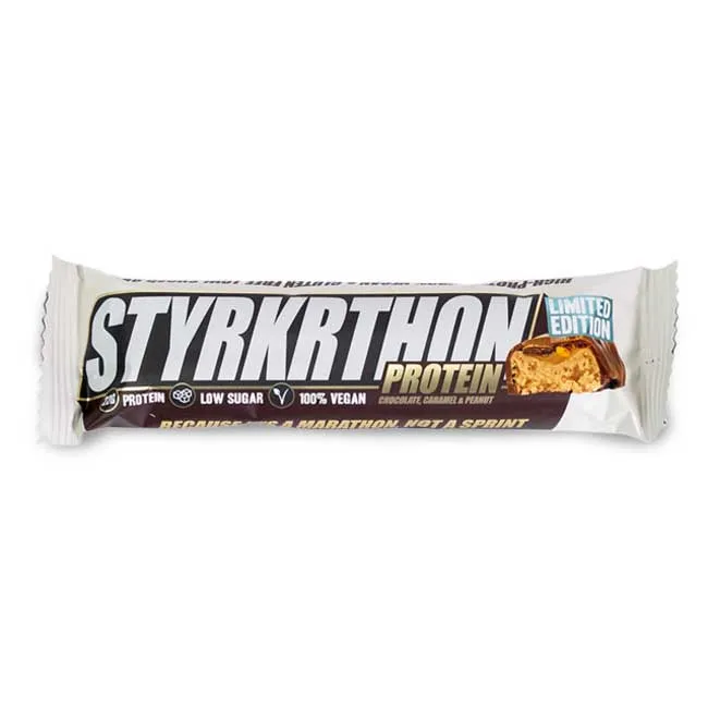 Styrkr thon Proteinbarer Boks Sjokolade Peanøtter 12 Enheter, Multicolor, One Size