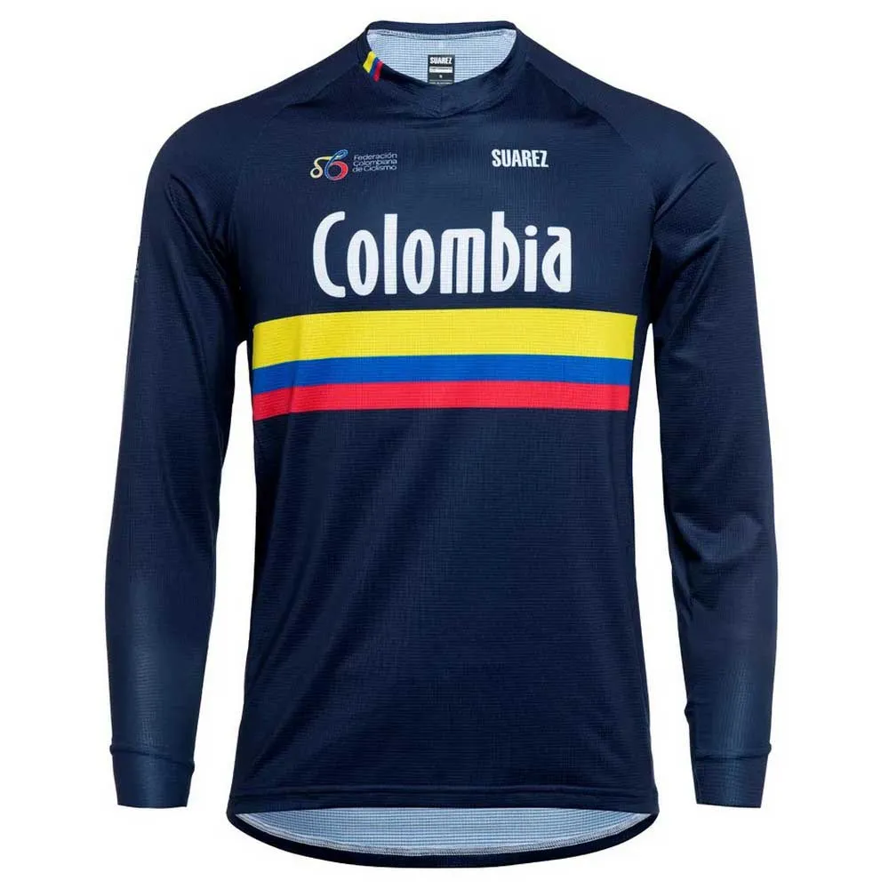 Suarez Colombia Federation 2025 Langarmet Enduro-sykkeltrøye Suarez Colombia Federation 2025 Langarmet Enduro-sykkeltrøye