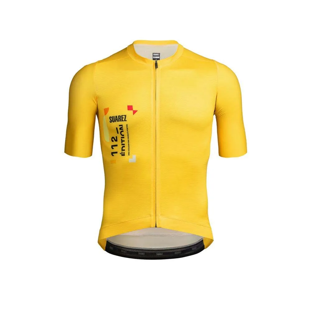 Suarez Tour De France 2025 Kort Ermet Trøye