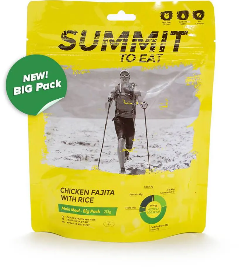 Summit To Eat Big Dinner Chicken Fajita With Rice