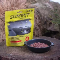 Summit To Eat Chocolate Mousse With Granola And Cherry