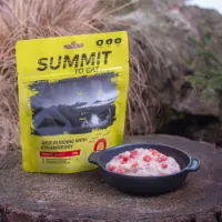 Summit To Eat Rice Pudding With Strawberry Summit To Eat Rice Pudding With Strawberry