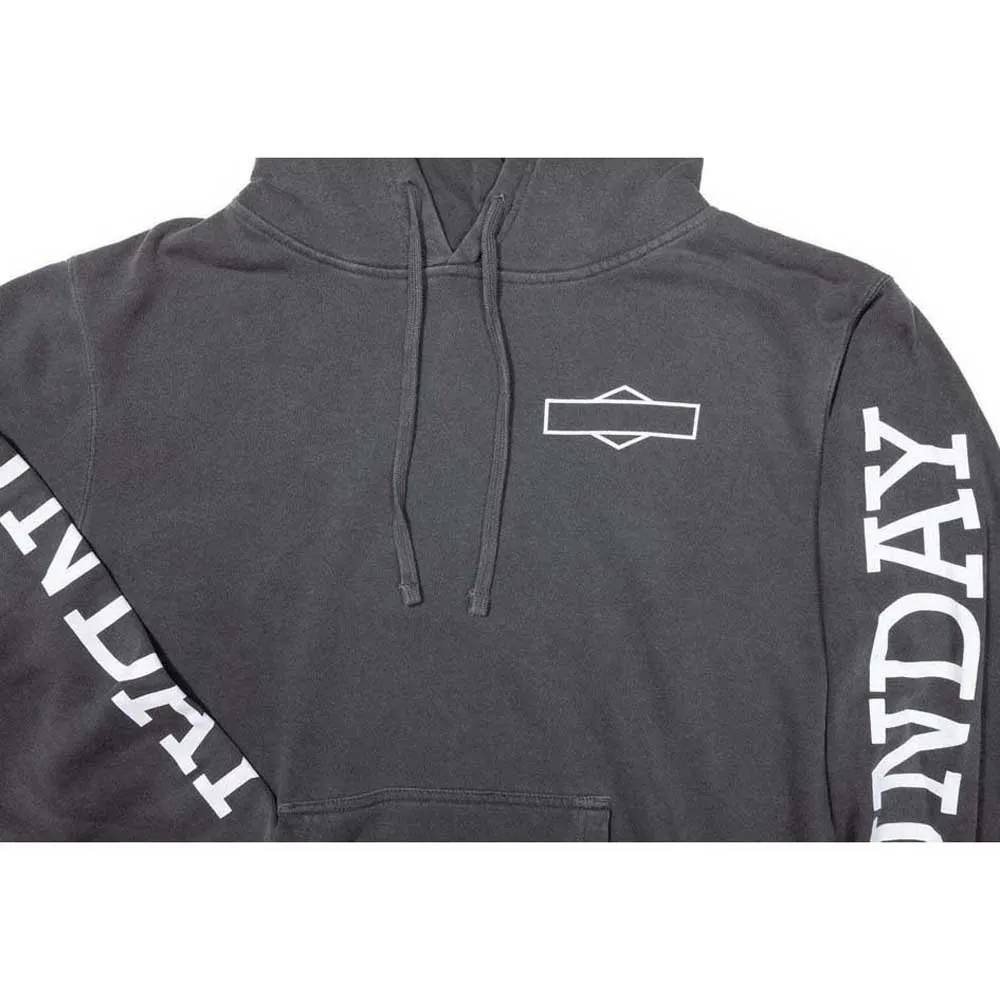 Sunday Box Pigment Hetteskjorte, Black, L