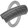 Sunday Street Sweeper V2 20´´ X 2.40 Urban Stive Sykkeldekk, Black, 20" x 2.40