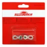 SunRace Cnq12 Kjedeledd 10 Enheter, Silver, 12s