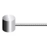 SunRace Icbsg Bremsekabel 100 Enheter, Red / white, 1.5 x 2050mm
