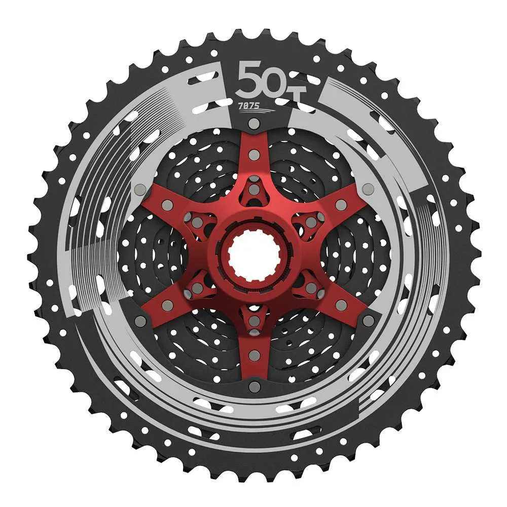 SunRace MX80 kassett 11 speed 11-51T sølv