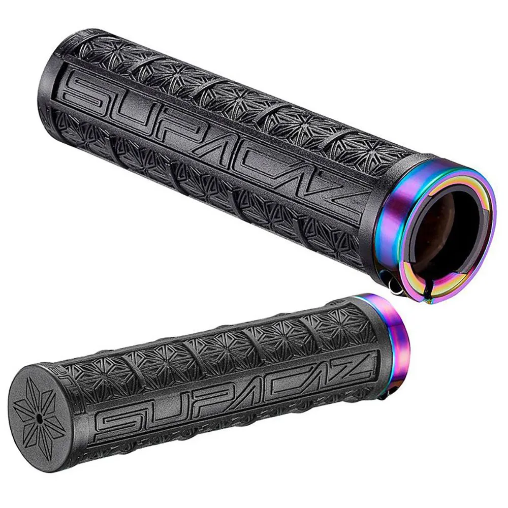 Supacaz Grizips 32 Mm Håndtak, Black / rainbow, One Size Supacaz Grizips 32 Mm Håndtak, Black / rainbow, One Size