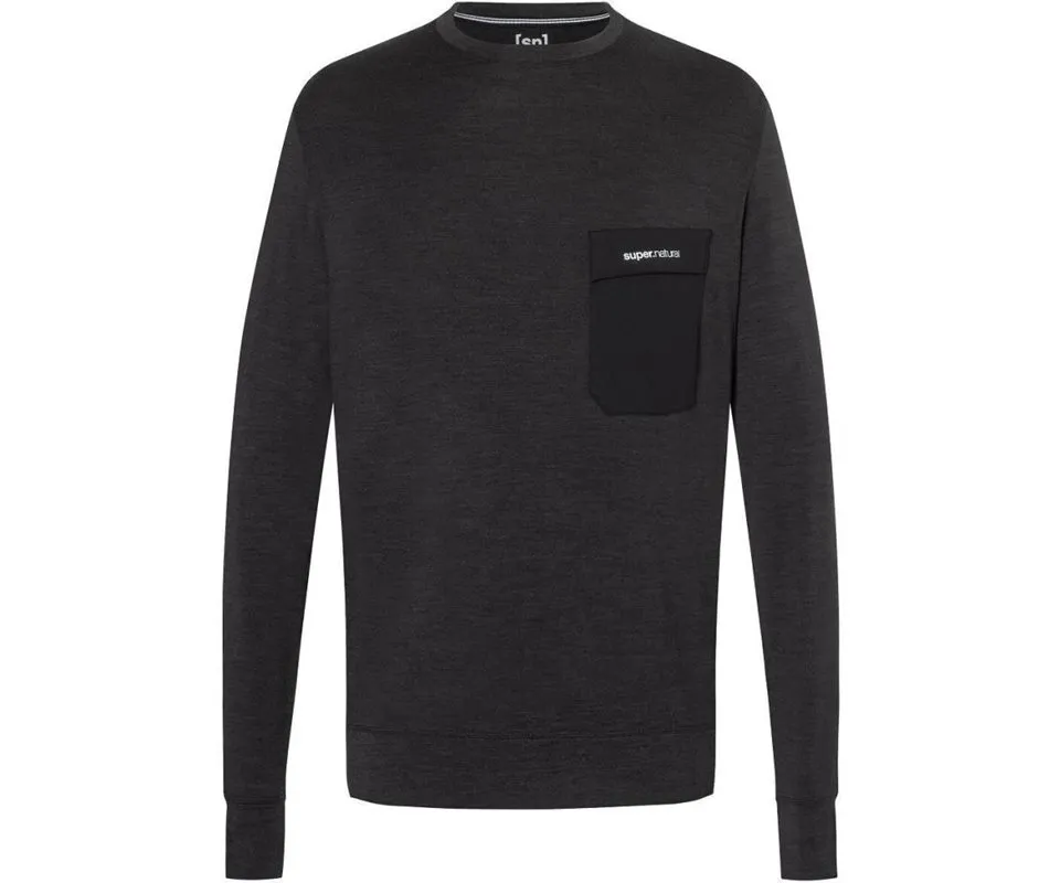 super.natural Alpine Pocket Crew Pullover Men
