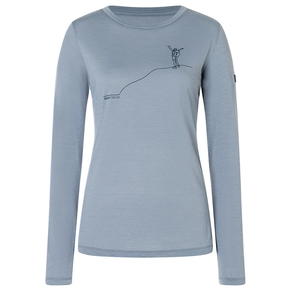 super.natural Bergglück Langarmet T-skjorte super.natural Bergglück Langarmet T-skjorte