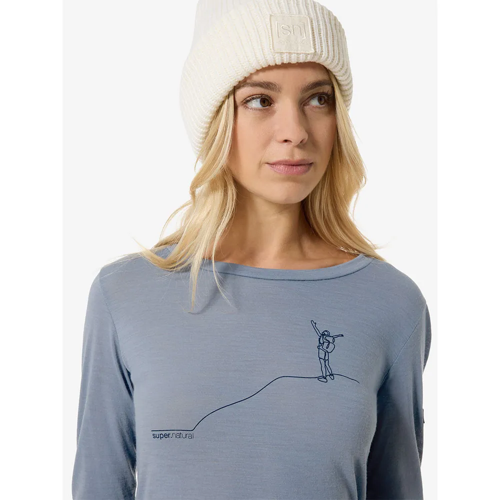 super.natural Bergglück Langarmet T-skjorte super.natural Bergglück Langarmet T-skjorte