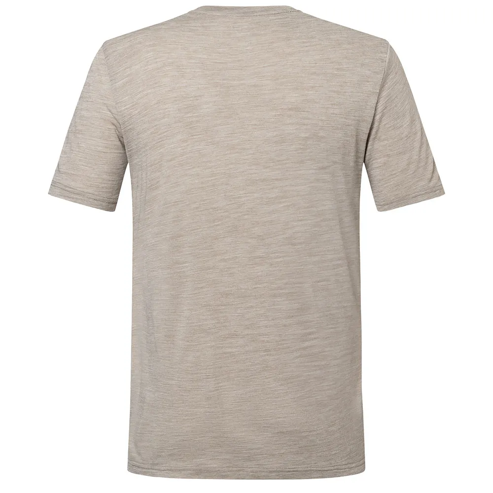 super.natural Better A Fish Than Me Kortarmet T-skjorte, Vintage khaki melange / various
