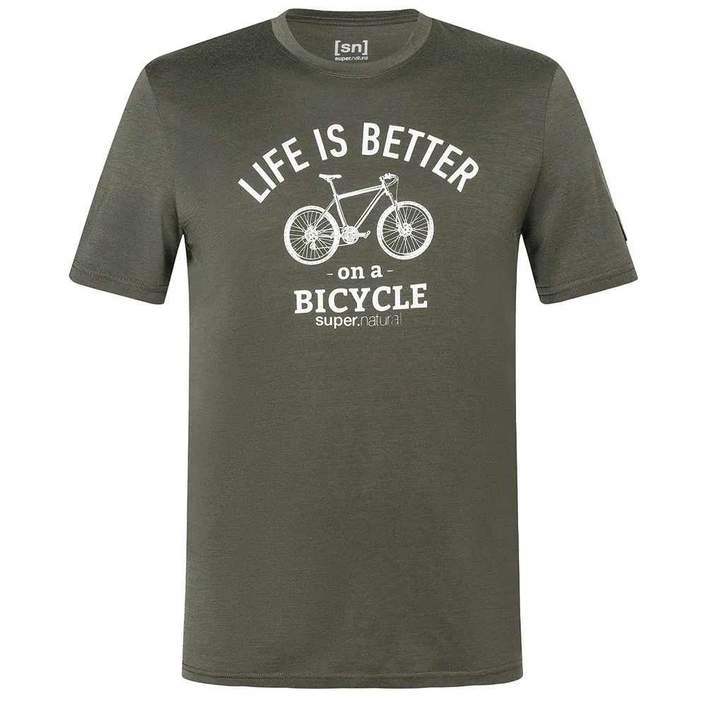super.natural Better Bike Bio Kortarmet T-skjorte