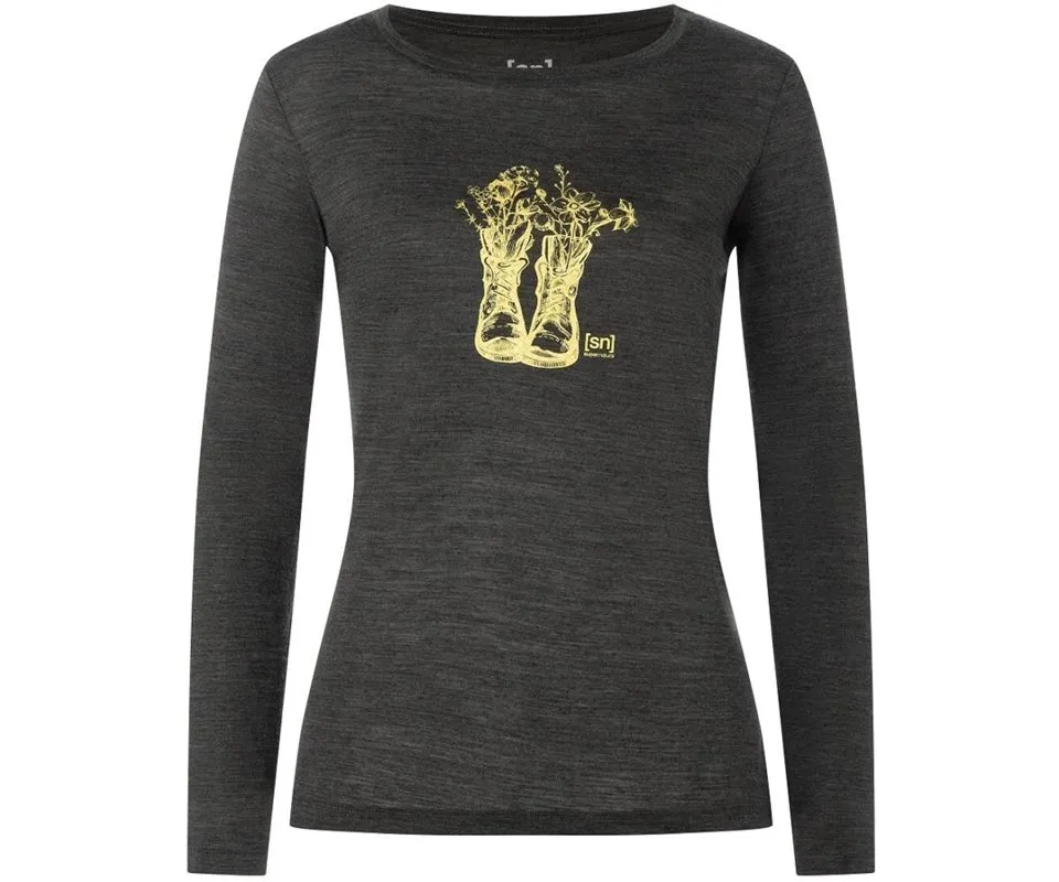 super.natural Blossom Boots LS Shirt Women