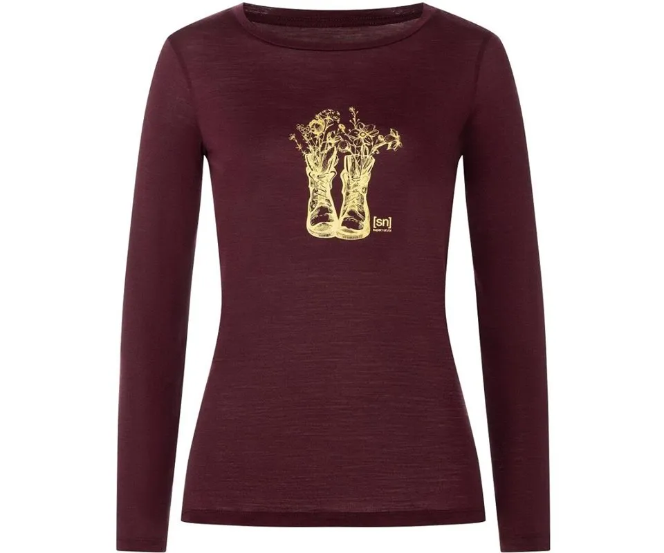 super.natural Blossom Boots LS Shirt Women