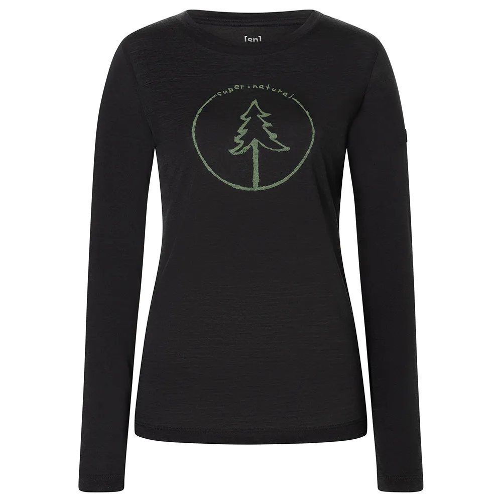 super.natural Bubble Tree Langarmet T-skjorte super.natural Bubble Tree Langarmet T-skjorte