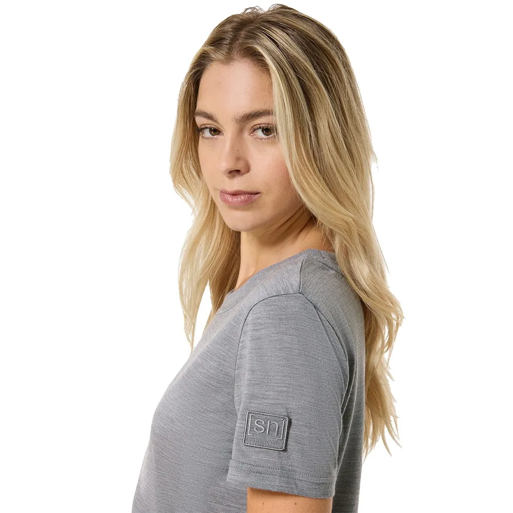 super.natural Casual Rib Bio Kortarmet T-skjorte