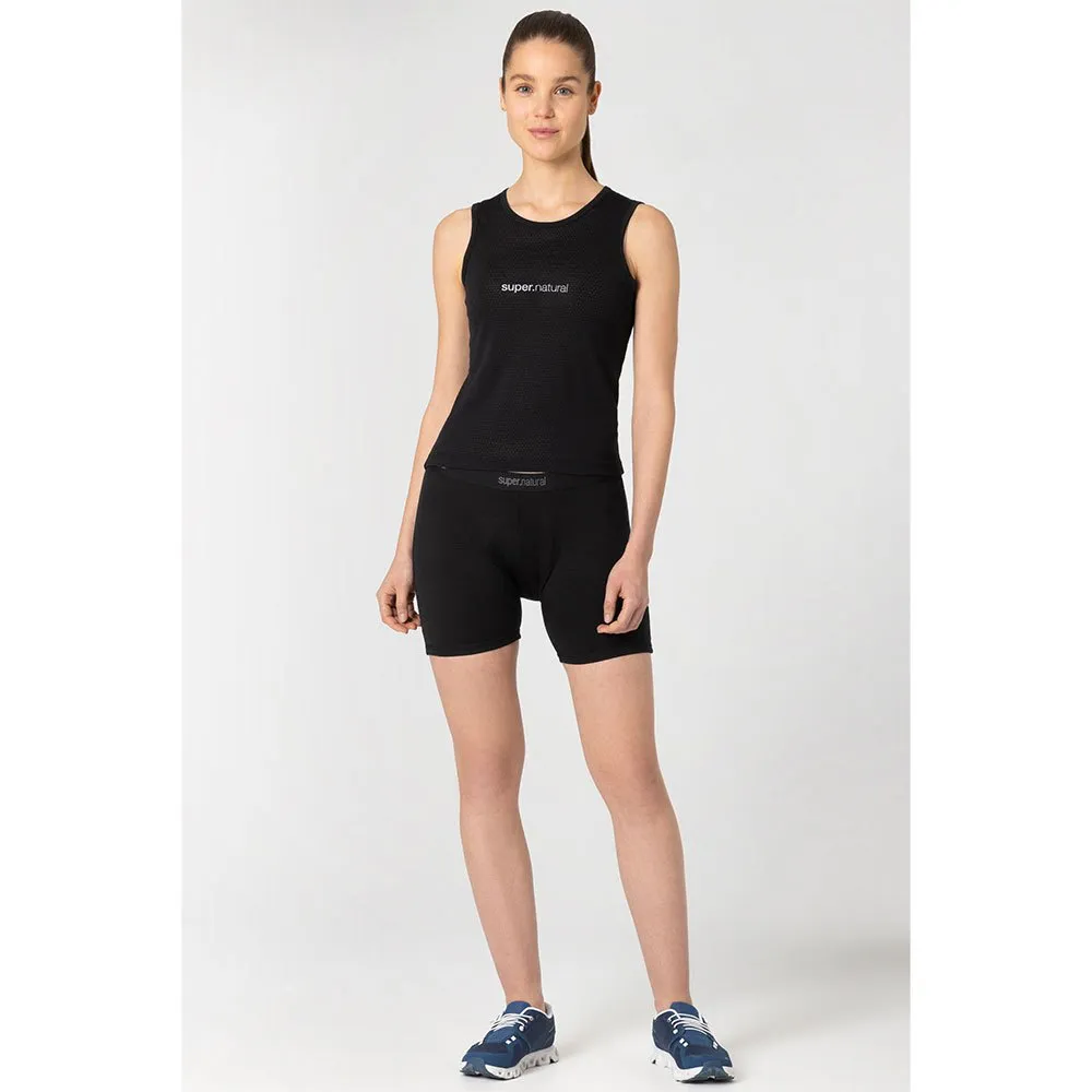 super.natural Grava Padded Shorts, Jet black