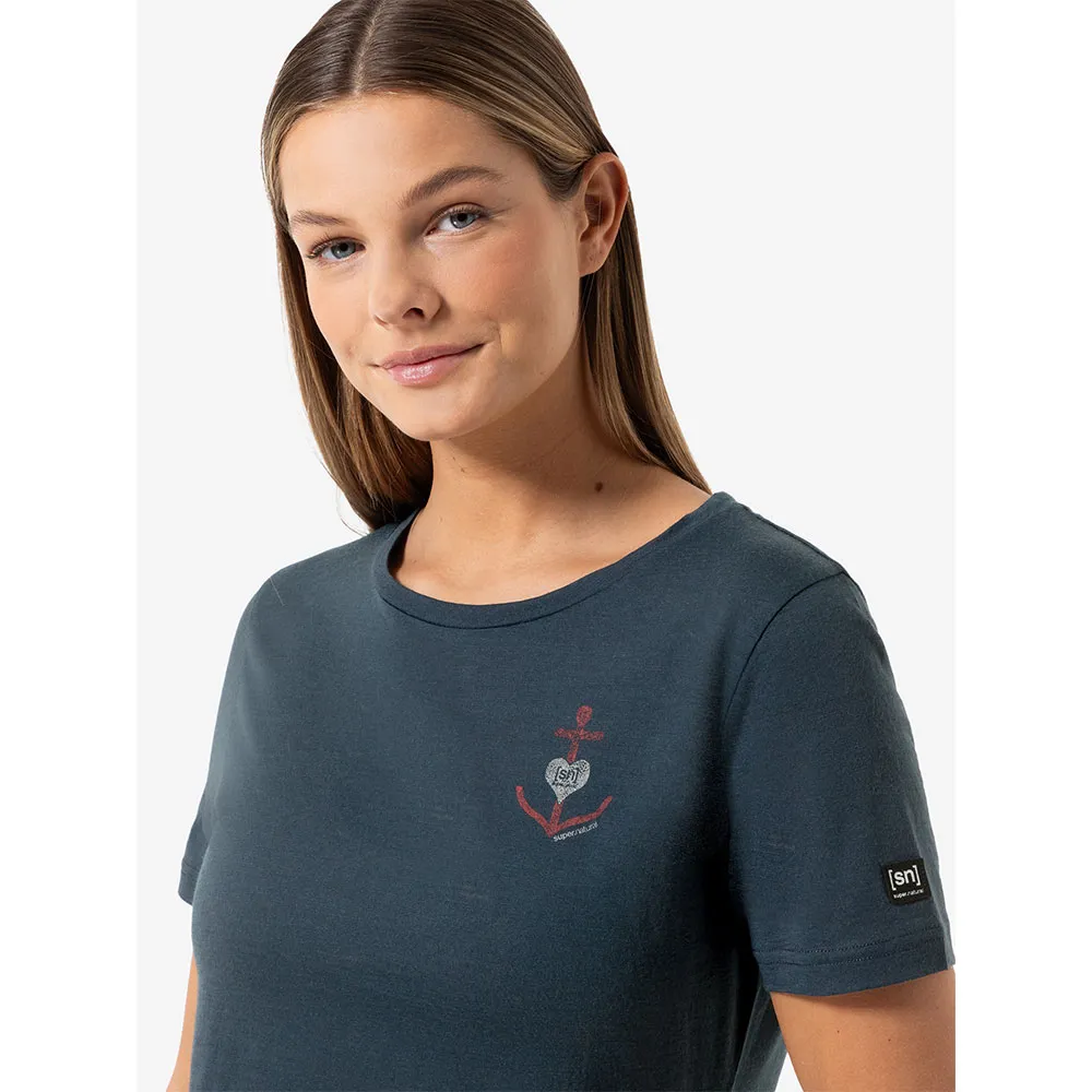 super.natural Heart Anchor Kortarmet T-skjorte