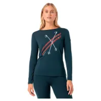 super.natural Kryssede Ski Langarmet T-skjorte