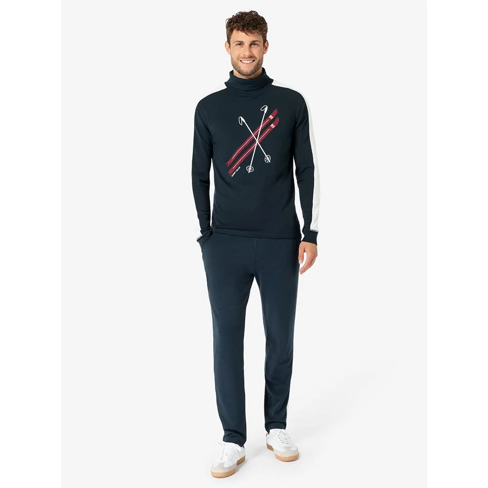 super.natural Kryssede Ski Roll Neck Langarmet T-skjorte