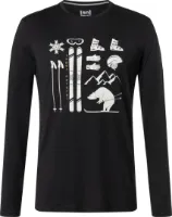super.natural Men's Skiing Bear Long Sleeve Mysterioso/Cumin/Cumin super.natural Men's Skiing Bear Long Sleeve Mysterioso/Cumin/Cumin