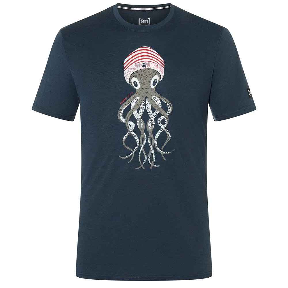 super.natural Octopussy Kortarmet T-skjorte