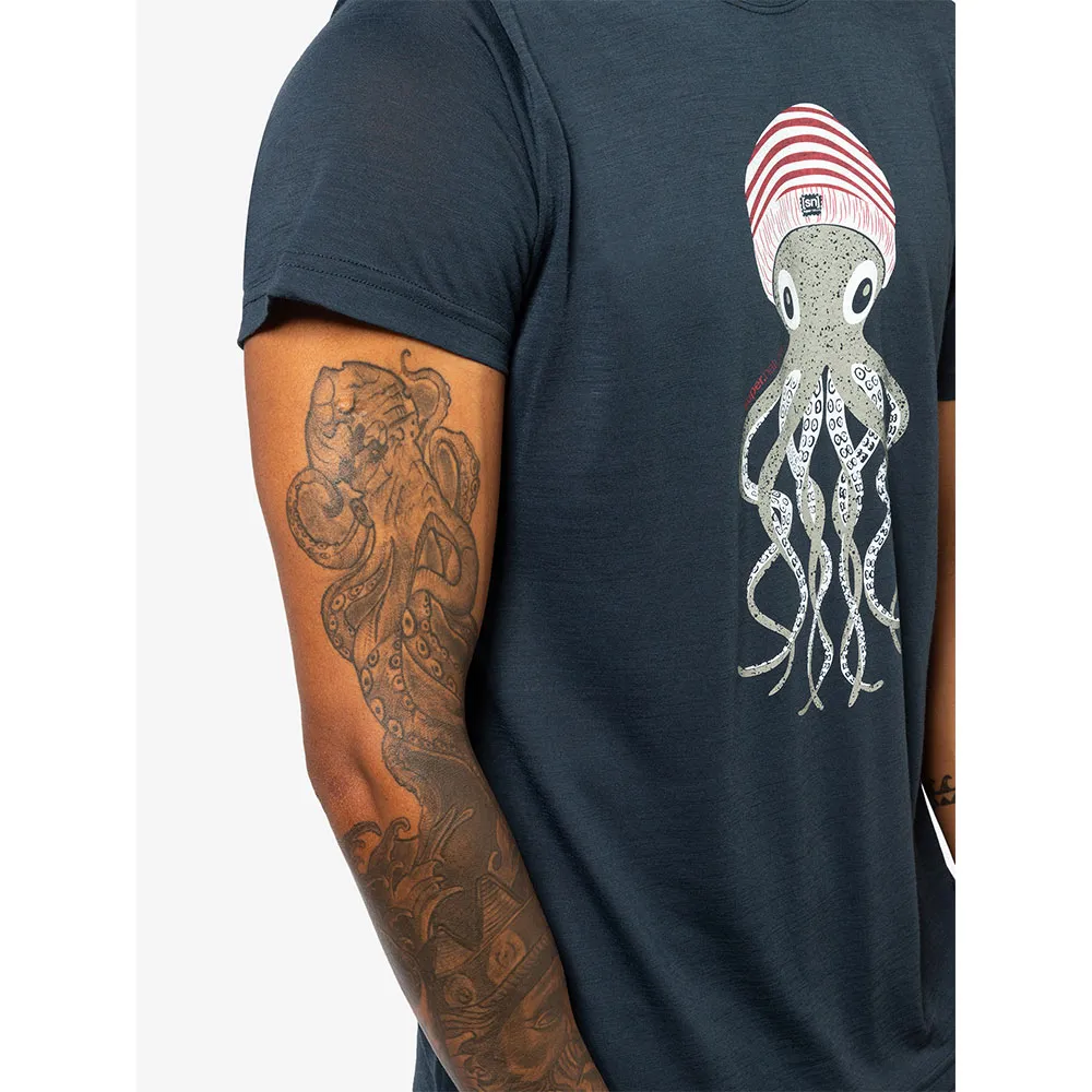 super.natural Octopussy Kortarmet T-skjorte