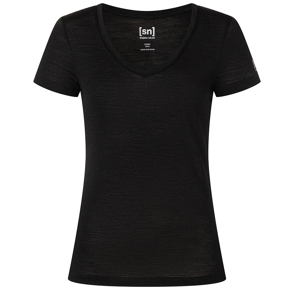 super.natural Sierra140 V Neck Kortarmet T-skjorte