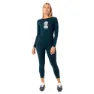 super.natural Snow Cat Langarmet T-skjorte, Blueberry / various