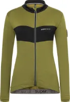 super.natural Women's Grava Long Sleeve Jersey Avocado/Jet Black
