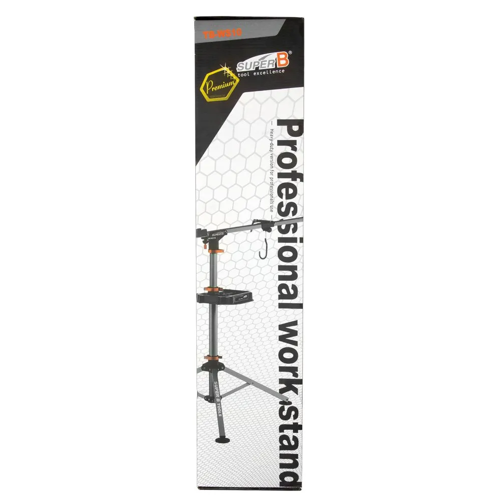SuperB Professional Adjustable Kickstand Arbeidsstasjon, Black, One Size
