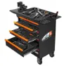 SuperB Professional Verktøyvogn, Black / orange, One Size