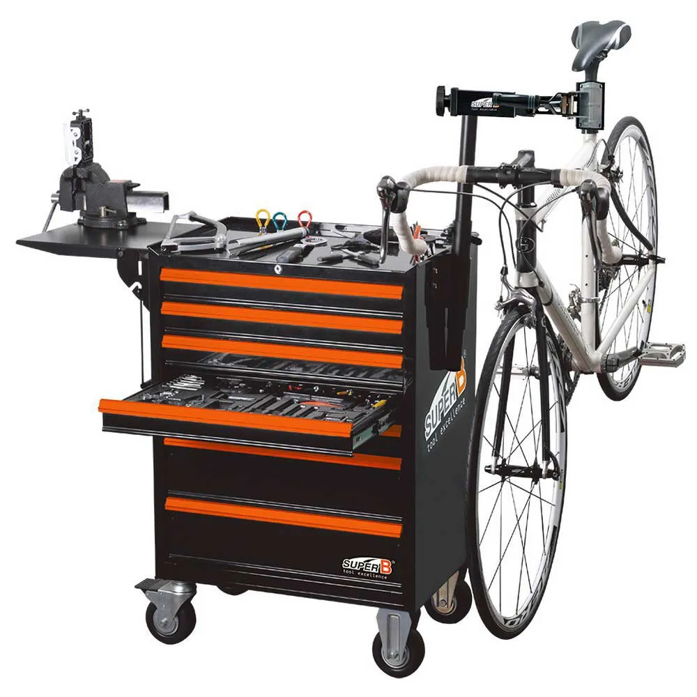 SuperB Professional Verktøyvogn, Black / orange, One Size SuperB Professional Verktøyvogn, Black / orange, One Size