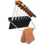 SuperB TB-76160 Unbrakosett, Silver / black / orange, One Size