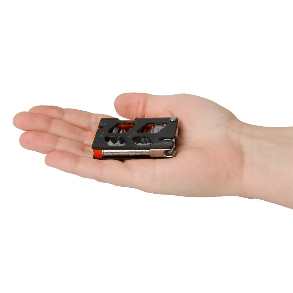 SuperB Tb-fd50 21 In 1 Folding Multiverktøy, Black / grey / orange, One Size