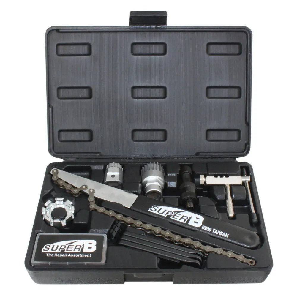 SuperB Tool Case Verktøysett, Black, One Size