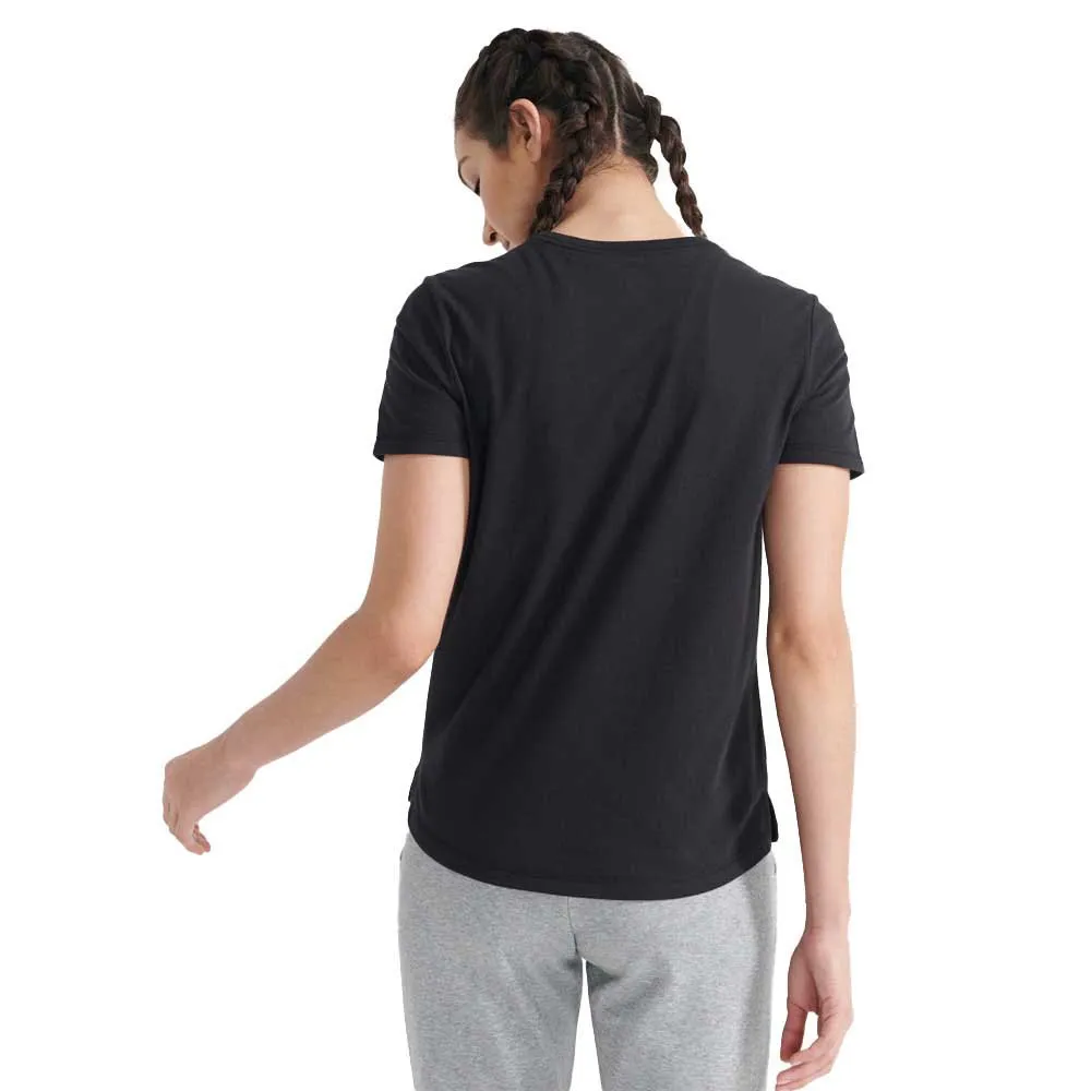 Superdry Core Sport Kortarmet T-skjorte female, Black
