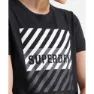 Superdry Core Sport Kortarmet T-skjorte female, Black