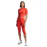 Superdry Run 3/4 Tight Crop Kortarmet T-skjorte female