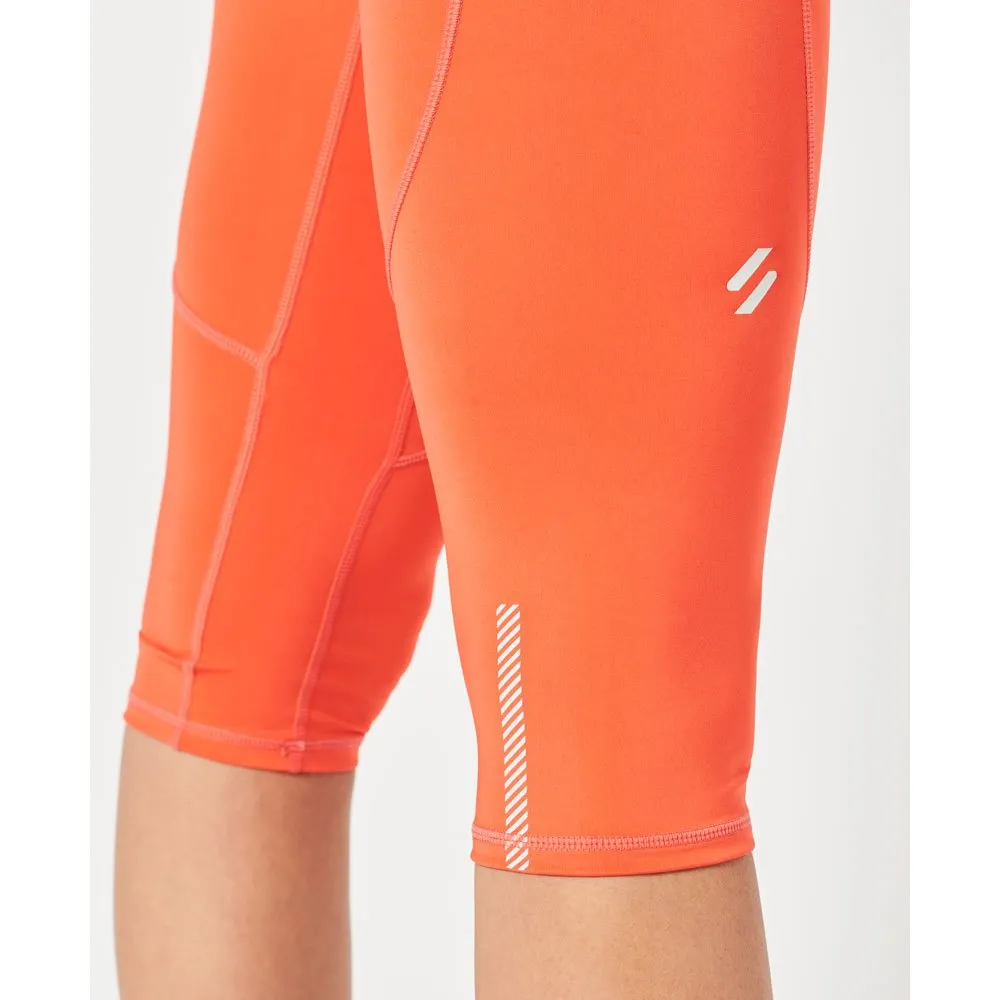 Superdry Run Cropped 3/4 Leggings female Superdry Run Cropped 3/4 Leggings female