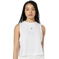 Superdry Run Cropped Loose Ermeløs T-skjorte female Superdry Run Cropped Loose Ermeløs T-skjorte female