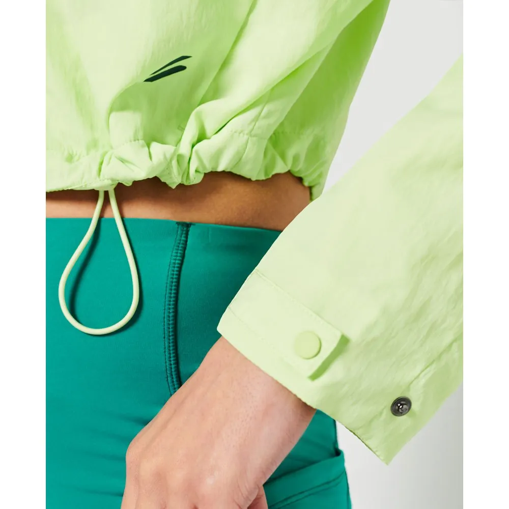 Superdry Run Cropped Waterproof Jakke female Superdry Run Cropped Waterproof Jakke female