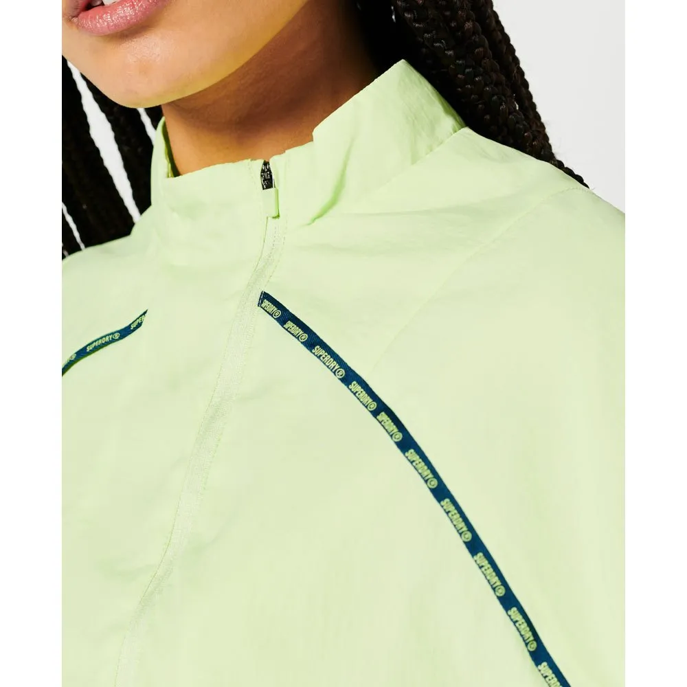 Superdry Run Cropped Waterproof Jakke female Superdry Run Cropped Waterproof Jakke female