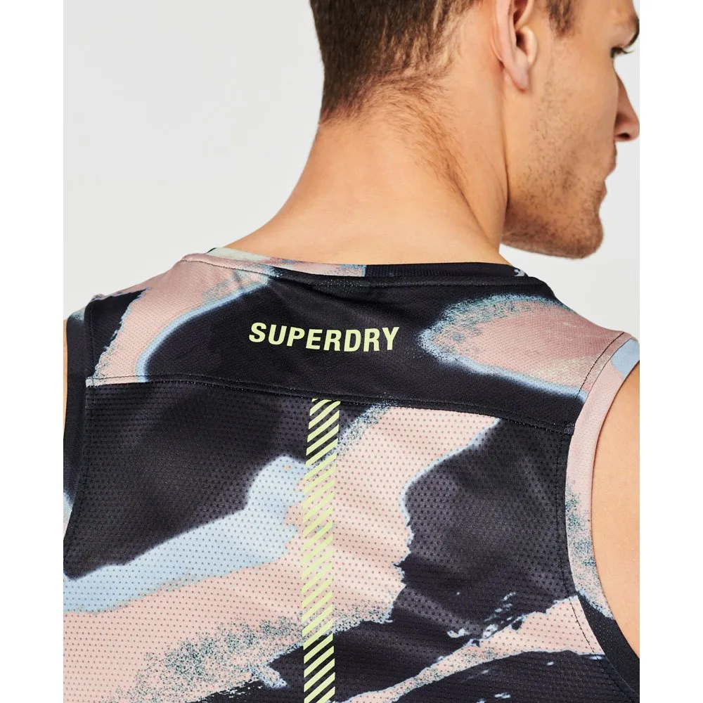 Superdry Run Vest Ermeløs T-skjorte male