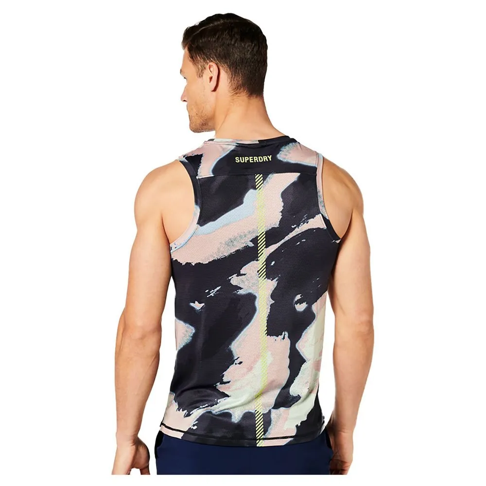 Superdry Run Vest Ermeløs T-skjorte male